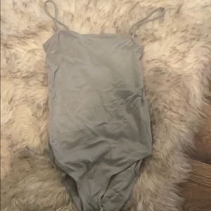 Grey bodysuit